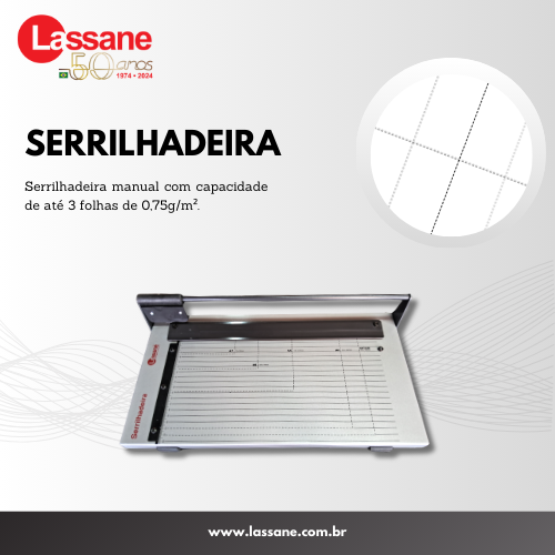 Lassane Plásticos Ltda • Encadernação | Plastificação | Retroprojeção :: Equipamentos, Peças de Reposição e Suprimentos | • Crachás • Duplo Anel • Envelopes • Espiral Plástico • Garras Plásticas • Guilhotinas • Índices Telefônicos • Malotes • Parafusos Metálicos • Perfuradoras • Plastificadoras • Porta Crachás • Porta Produtos Diversos • Pastas • Pranchetas • Risque & Rabisque • Separadores • Acabamentos • Calendário de Mesa • Calendários • Canaletas • Capas de Acetato • Capas de Duracap • Capas de PP • Capas de PVC • Visores para Capa de PVC • Colocadoras.