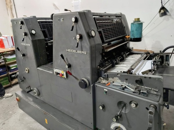 Impressora Offset Heidelberg GTO 52 -  2 Cores